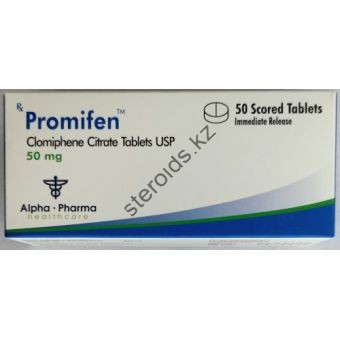 Promifen (Кломид) Alpha Pharma 50 таблеток (1таб 50 мг) - Кокшетау