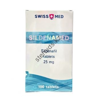 Виагра Swiss Med Sildenamed 100 таблеток (1 таб 25 мг) - Кокшетау